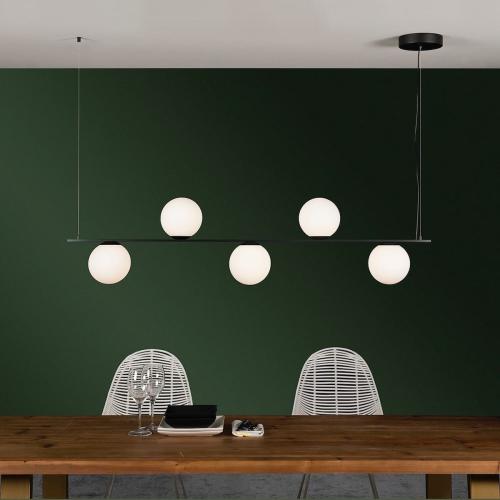KIN/5 LED viseča svetilka črna - 2