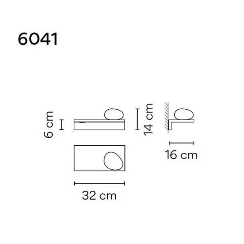 SUITE WALL stenska svetilka LED bela - 1