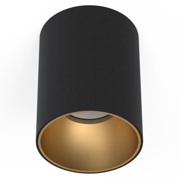 EYE TONE stropna svetilka GU10 črna/zlata