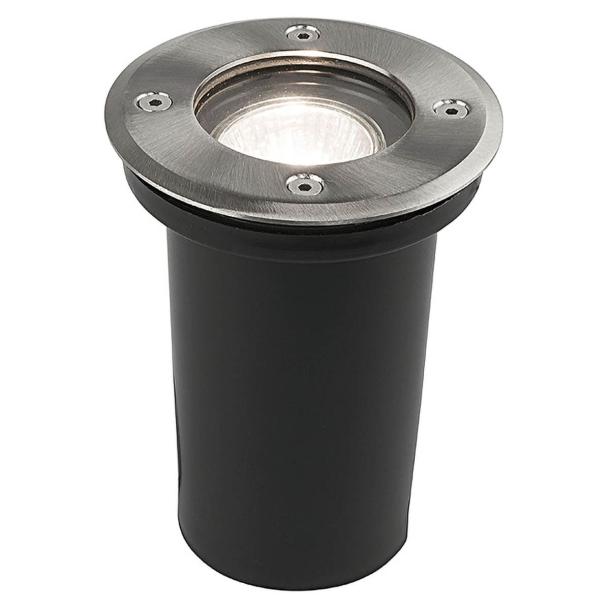 PAOLI talna svetilka GU10 IP67 okrogla srebrna