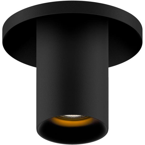 DEA CHARON XS stropna svetilka LED črno/črna sijaj