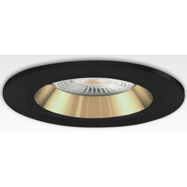 IS-FRAME stropna svetilka GU10 črna/zlata