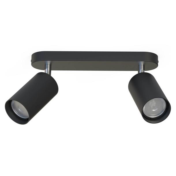 EYE SPOT II stenska svetilka GU10 črna