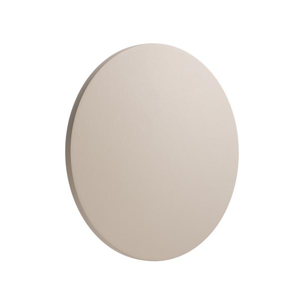 ARIA L stenska svetilka LED 12W toplo bela IP54 okrogla sand