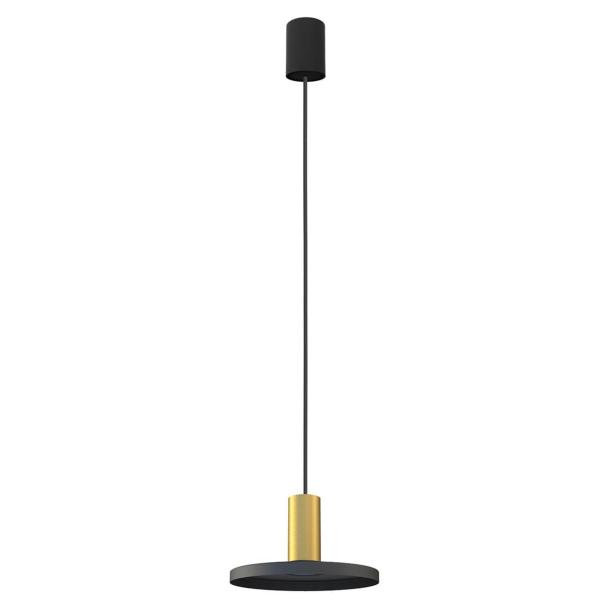 HERMANOS B viseča svetilka GU10 črna/medenina