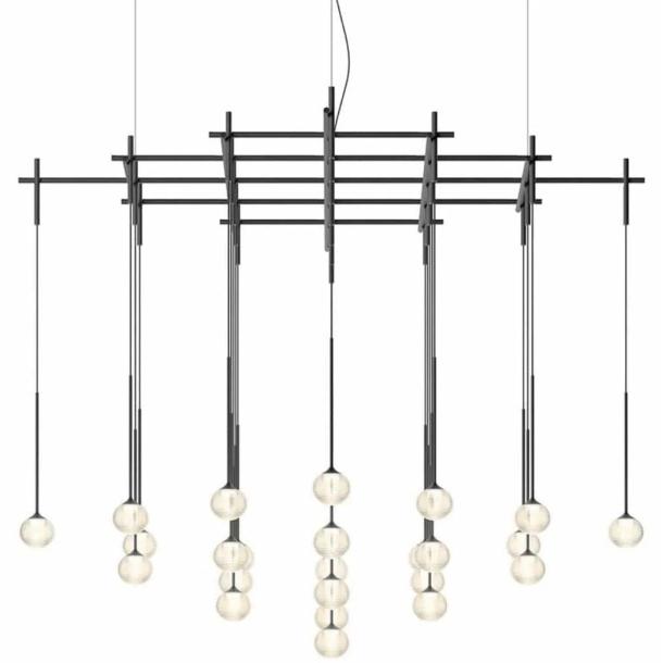 ALGORITHM viseča svetilka LED črna