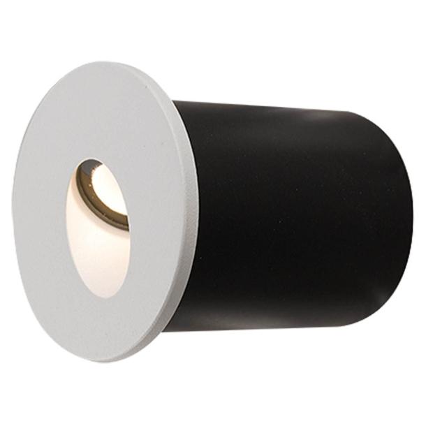 OIA stenska svetilka LED 1W toplo bela bela/črna