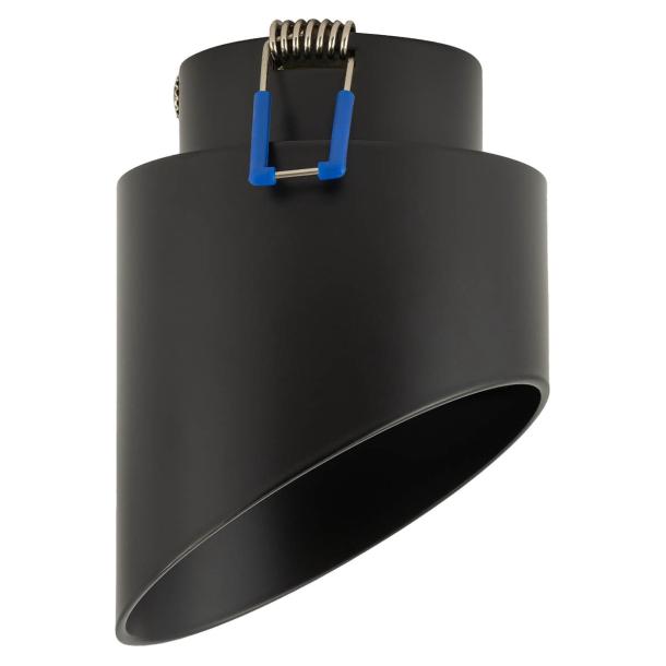 HVAR stropna svetilka GX53 okrogla črna