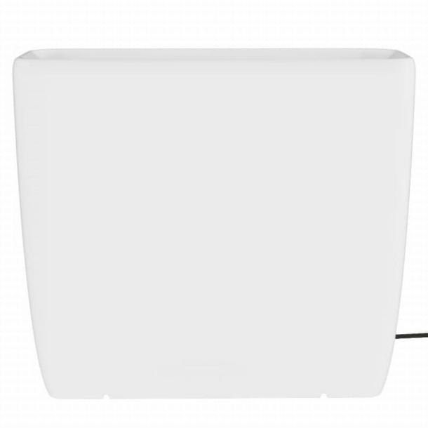 FLOWERPOT L stoječa svetilka E27 IP44 cvetlično korito bela