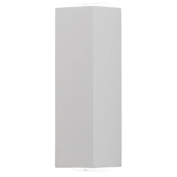 LENS stenska svetilka LED 4W toplo bela IP54 bela