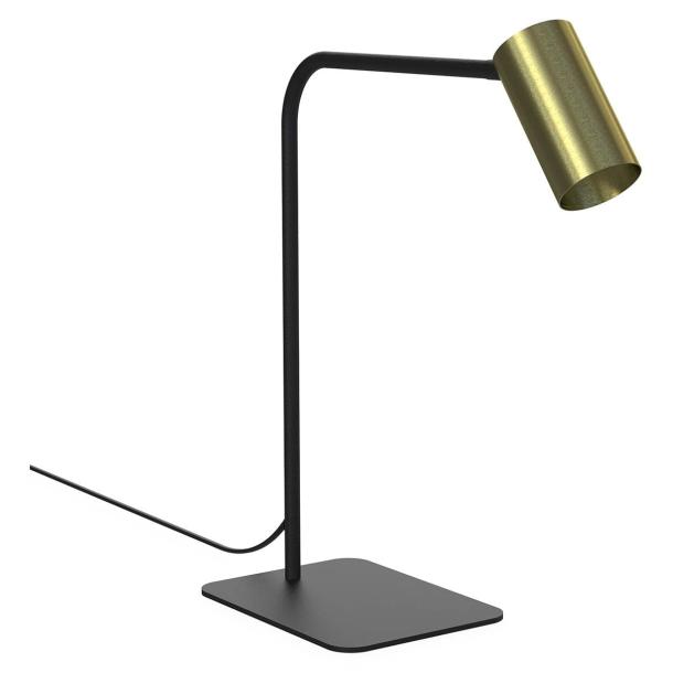 MONO TABLE namizna svetilka GU10 medenina/črna