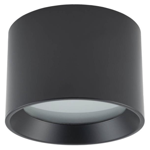 MAUN stropna svetilka GX53 IP54 okrogla črna