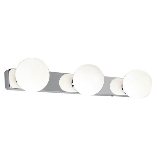 BRAZOS III wand Leuchte G9 IP44 Chrom/weiß