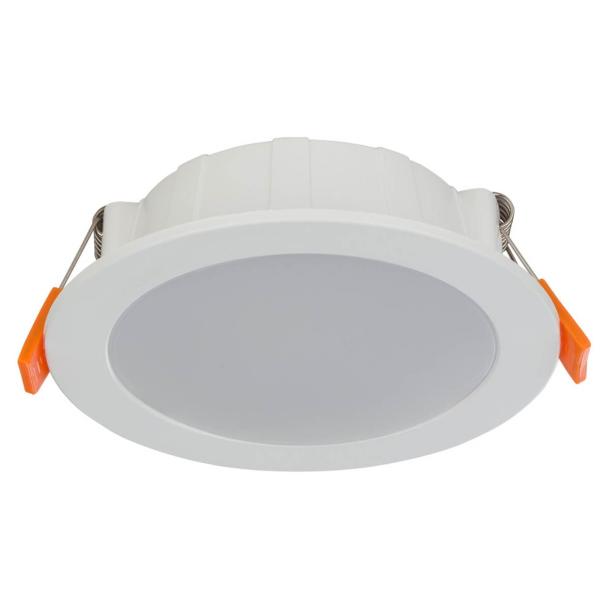 KOS panel LED 8W toplo bela IP44/20 okrogel bel