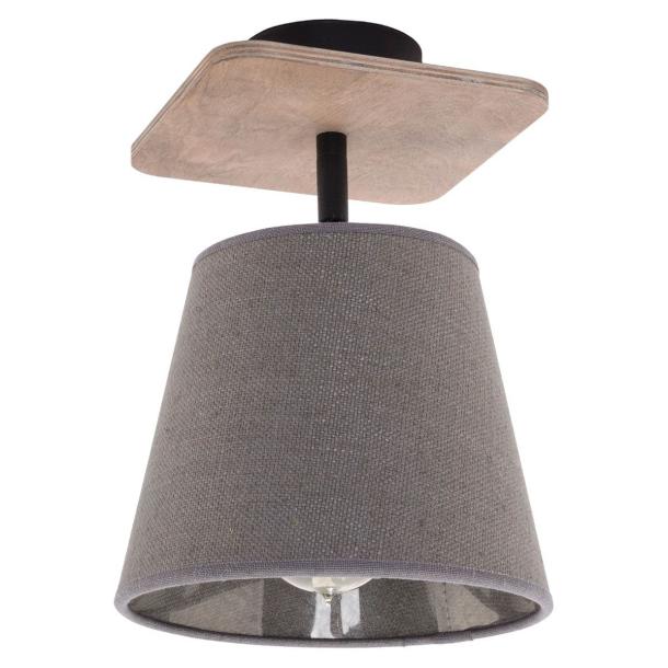 AWINION I stropna svetilka E27 siva/naravna