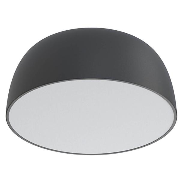 SATELLITE S stropna svetilka E27 okrogla črna/bela