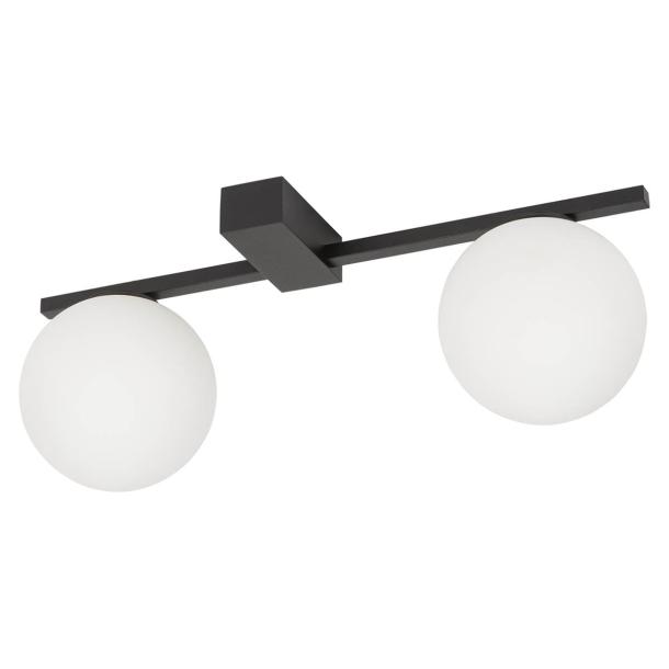 PIK II stenska svetilka G9 okrogla črna/bela