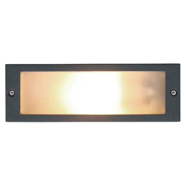 INA stenska svetilka E27 IP67 antracit/prozorna