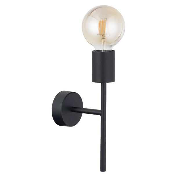 RADIUS stenska svetilka E27 črna