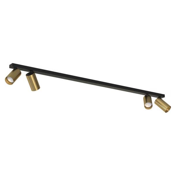 MONO IV stropna svetilka GU10 medenina/črna