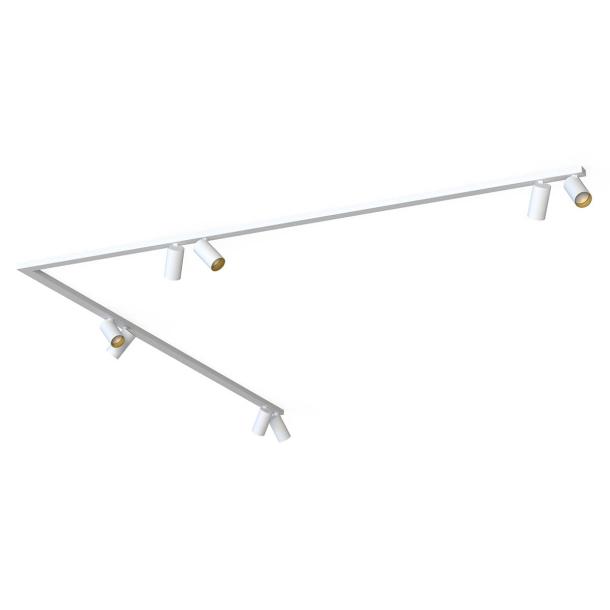 MONO CORNER VIII stropna svetilka GU10 bela/zlata