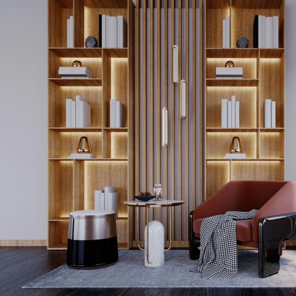 Linijska svetilka za indirektno osvetlitev po meri