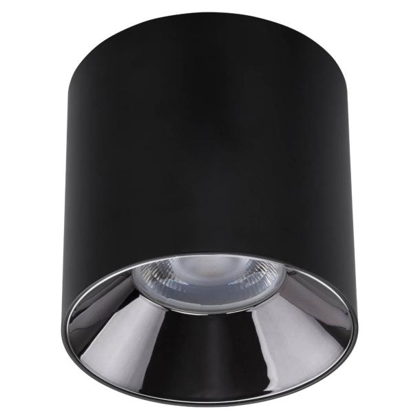 IOS 60° stropna svetilka LED 30W dnevno bela okrogla črna