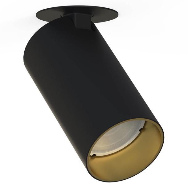 MONO SURFACE I stropna svetilka GU10 črna/zlata