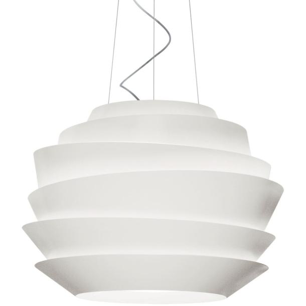 LE SOLEIL viseča svetilka E27 bela