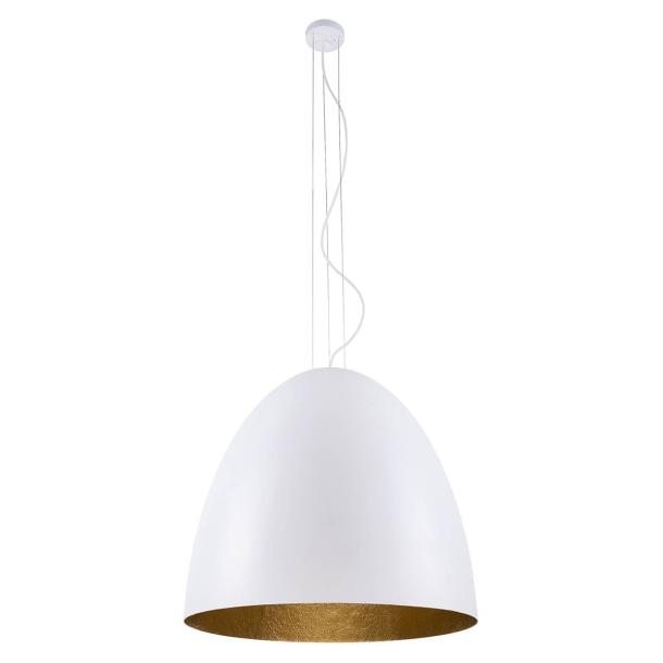 EGG L viseča svetilka E27 bela/zlata