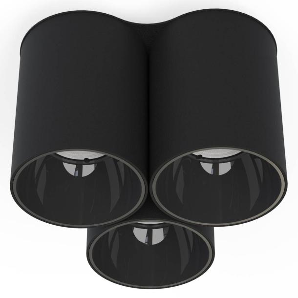 EYE TONE III stropna svetilka GU10 črna