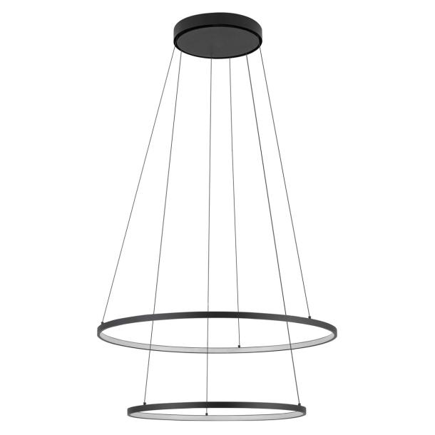 CIRCOLO viseča svetilka LED 35W dnevno bela okrogla črna/bela