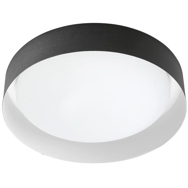 CREW 2 S stenska svetilka LED belo/črna