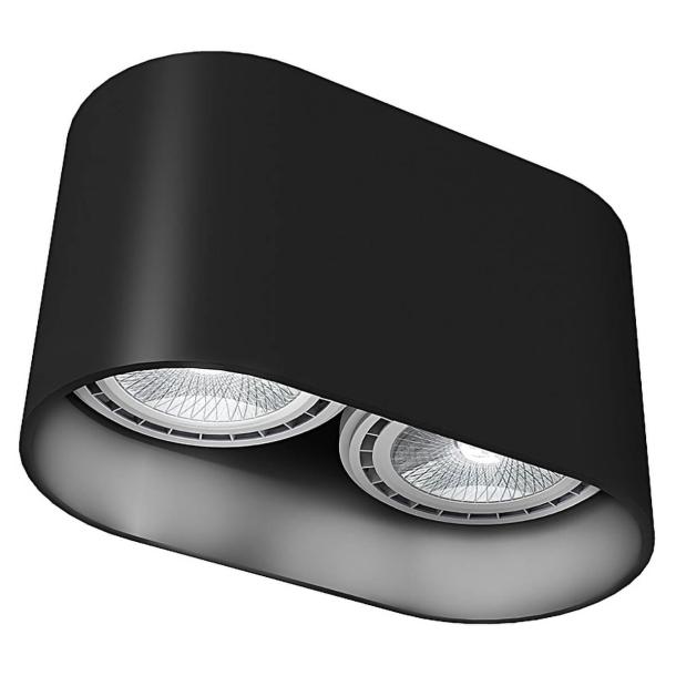 OVAL stropna svetilka GU10 ES111 črna