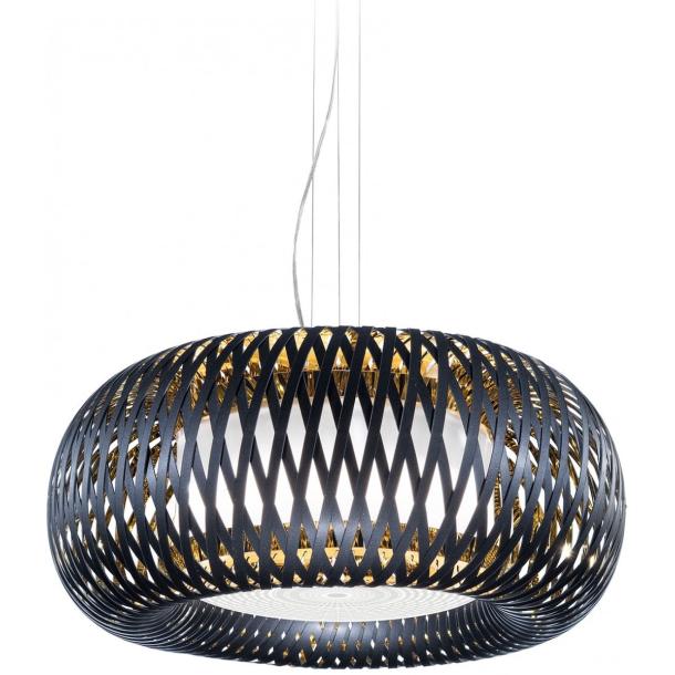 KALATOS SUSPENSION viseča svetilka E27 črno zlata