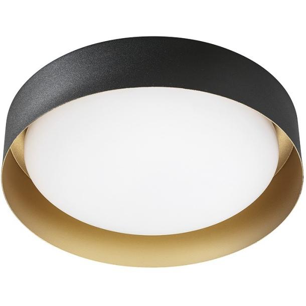 CREW 2 L stenska svetilka LED črno/zlata