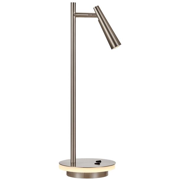 PANAU namizna svetilka LED nikelj