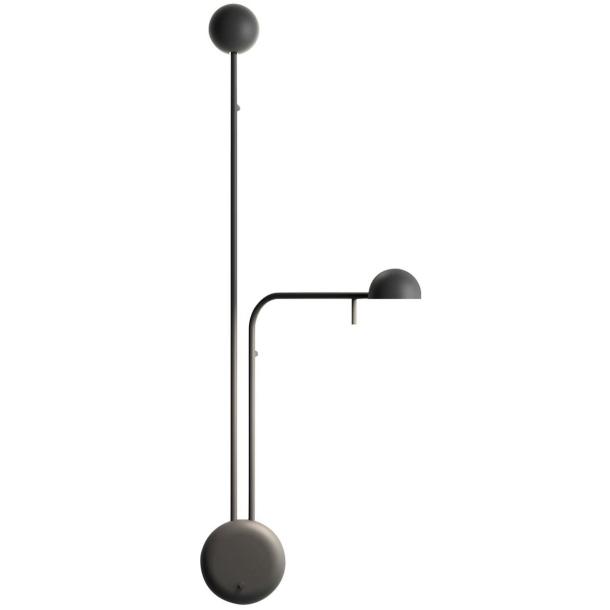 PIN WALL stenska svetilka LED črna
