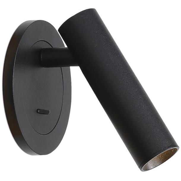 ATRIA stenska svetilka LED črna