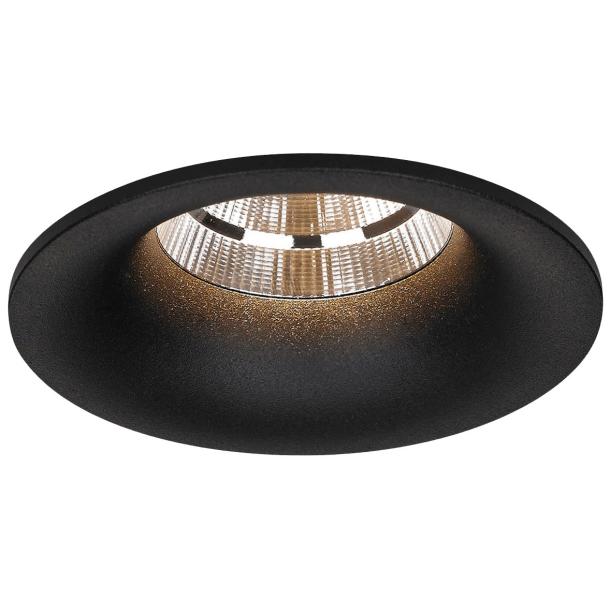 PICCOLO stropna svetilka LED zatemnilna črna