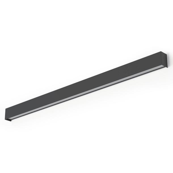 STRAIGHT L stenska svetilka LED 22W antracit/bela
