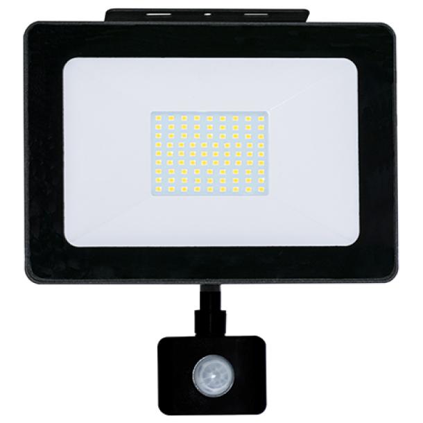 PANTH EVO reflektor LED 50W dnevno bela PIR črn IP44