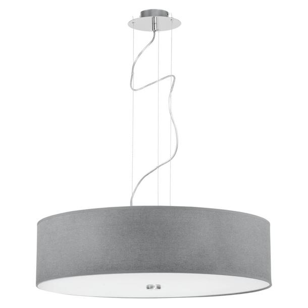 VIVIANE I viseča svetilka E27 siva/bela