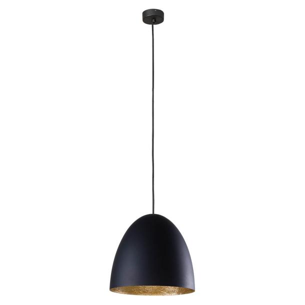 EGG M viseča svetilka E27 črna/zlata