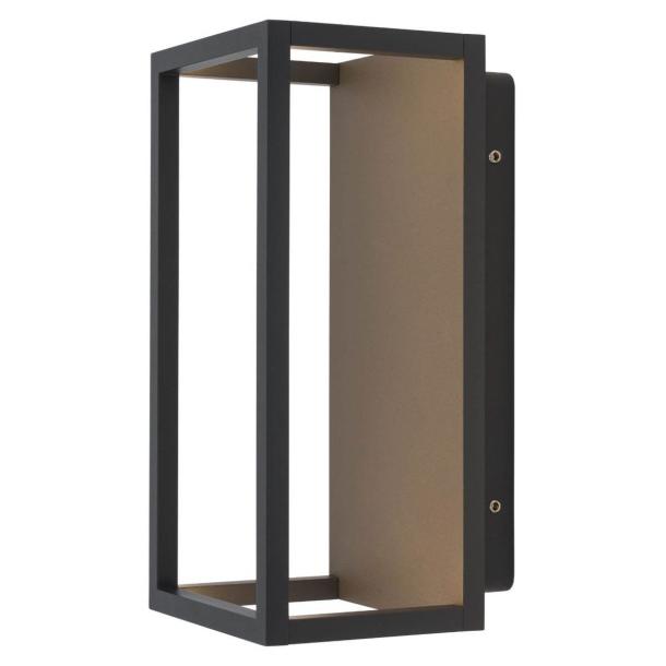 SYMMETRY stenska svetilka LED 7W toplo bela IP54 antracit