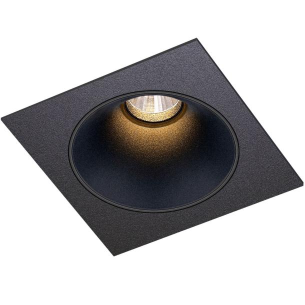 DEA AMOR S stropna svetilka LED črno/črna mat