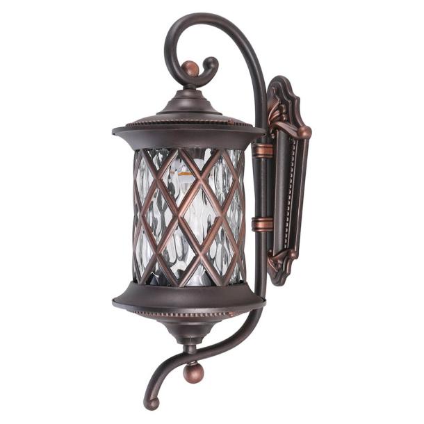 LANTERN stenska svetilka E27 IP23 bron/prozorna