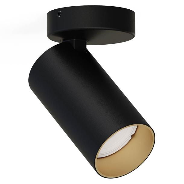 MONO I stropna svetilka GU10 črna/zlata