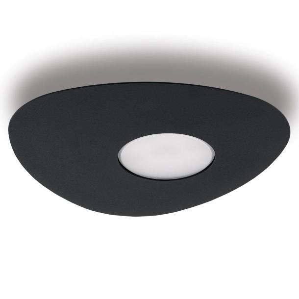 ORGANIC I stropna svetilka GX53 črna