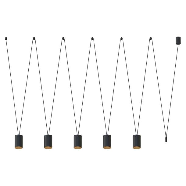 MORE TONE V viseča svetilka GU10 črna/zlata